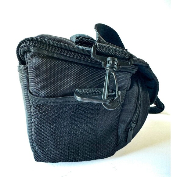 Digital Sunflash Black Camera Bag/Case Shoulder Strap Shock Absorb Multi Pockets - Picture 9 of 12